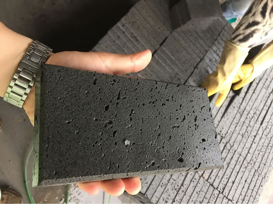 Lava stone plate