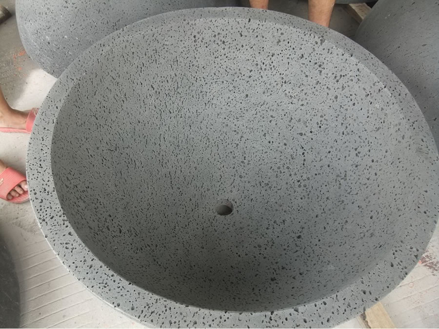 lava stone sink