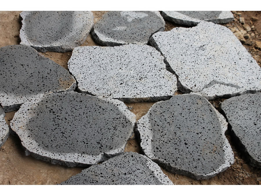 irregular lava paver