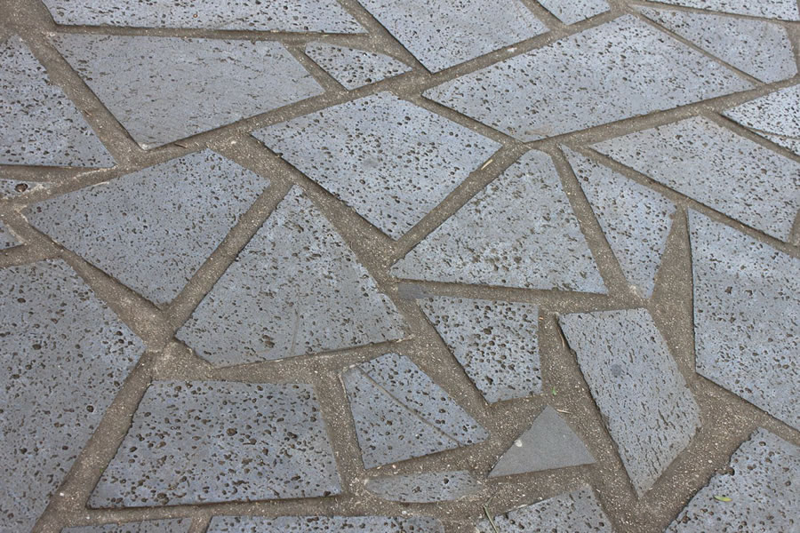 irregular lave paving stone