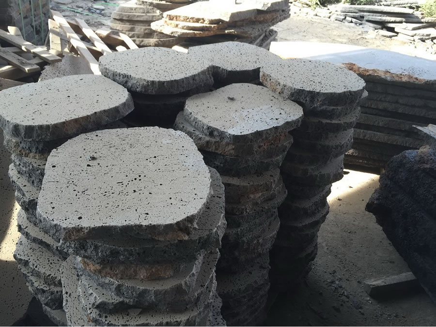 lava stone irregular paver