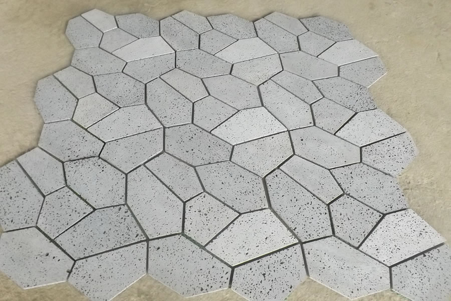 puka lava mesh paver